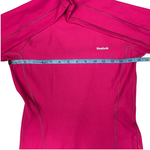 Reebok‎ Shirt Play Dry Pullover Mock Neck Long Sleeve Activewear Top Women's XS - Picture 3 of 8